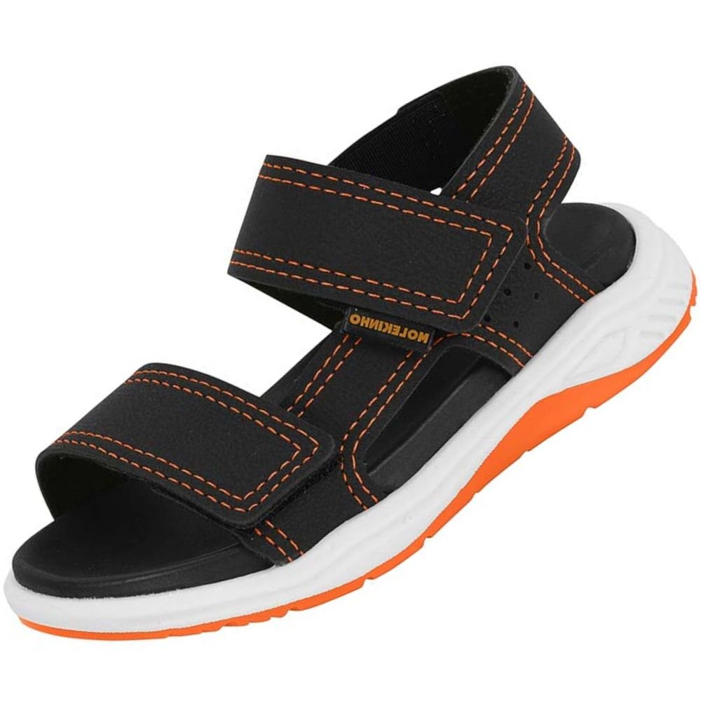 Sandalia Infantil Molekinho 2629.103 Meninos Preto 2