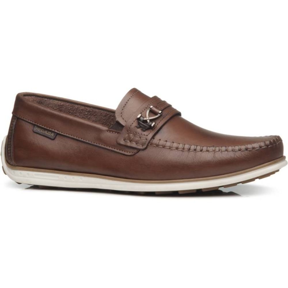 Sapato Mocassim Pegada 142004 Masculino Marrom 3