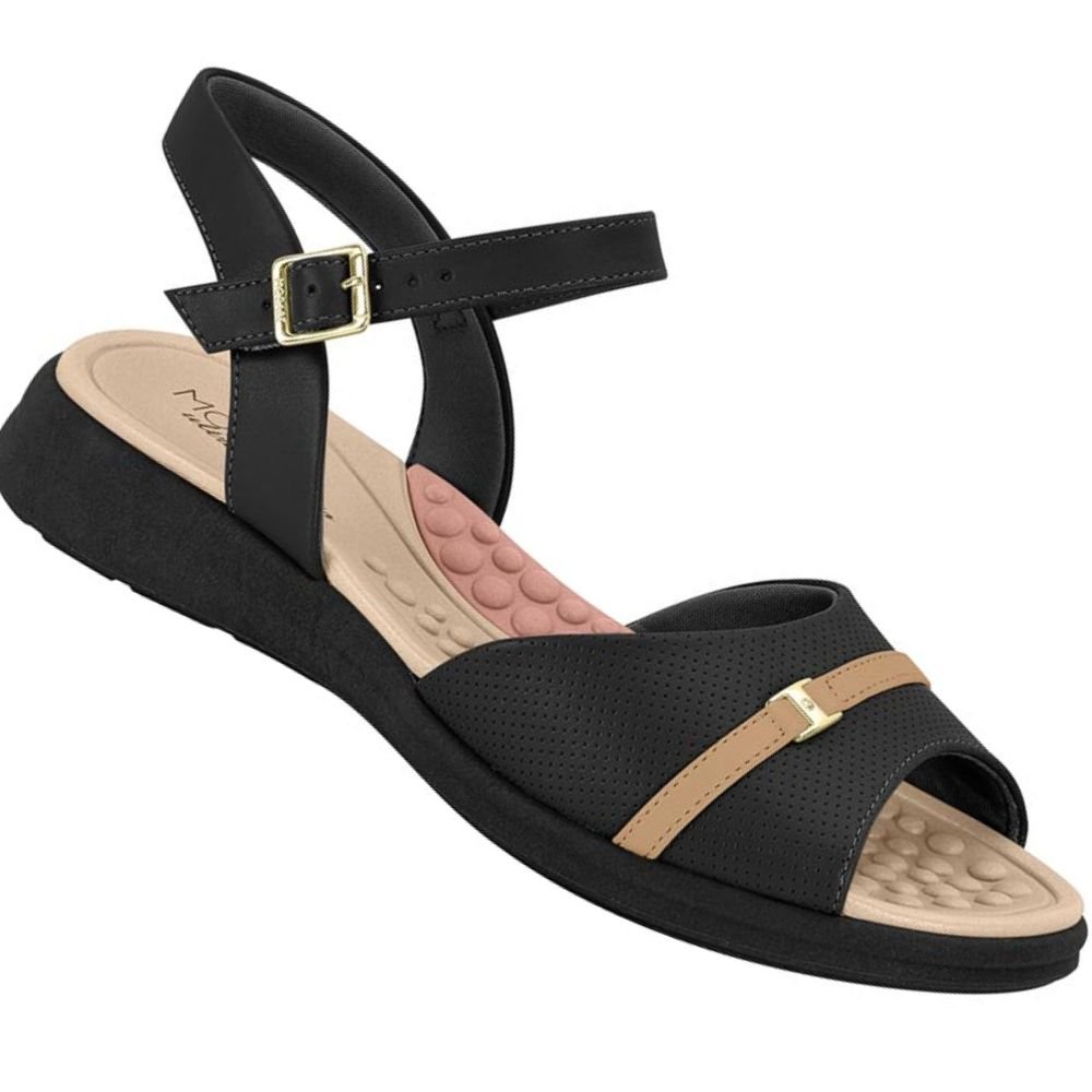 Sandalia Modare 7174.113 Feminina Preto 1