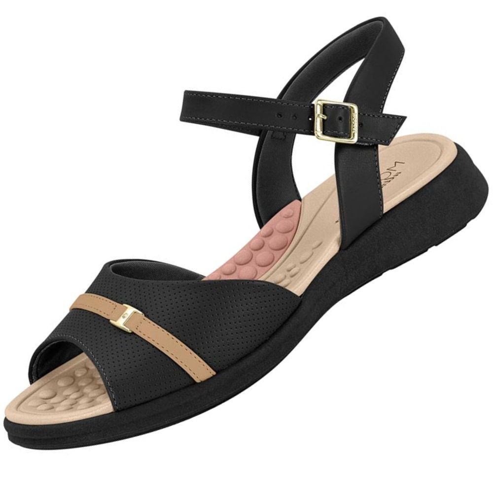 Sandalia Modare 7174.113 Feminina Preto 2