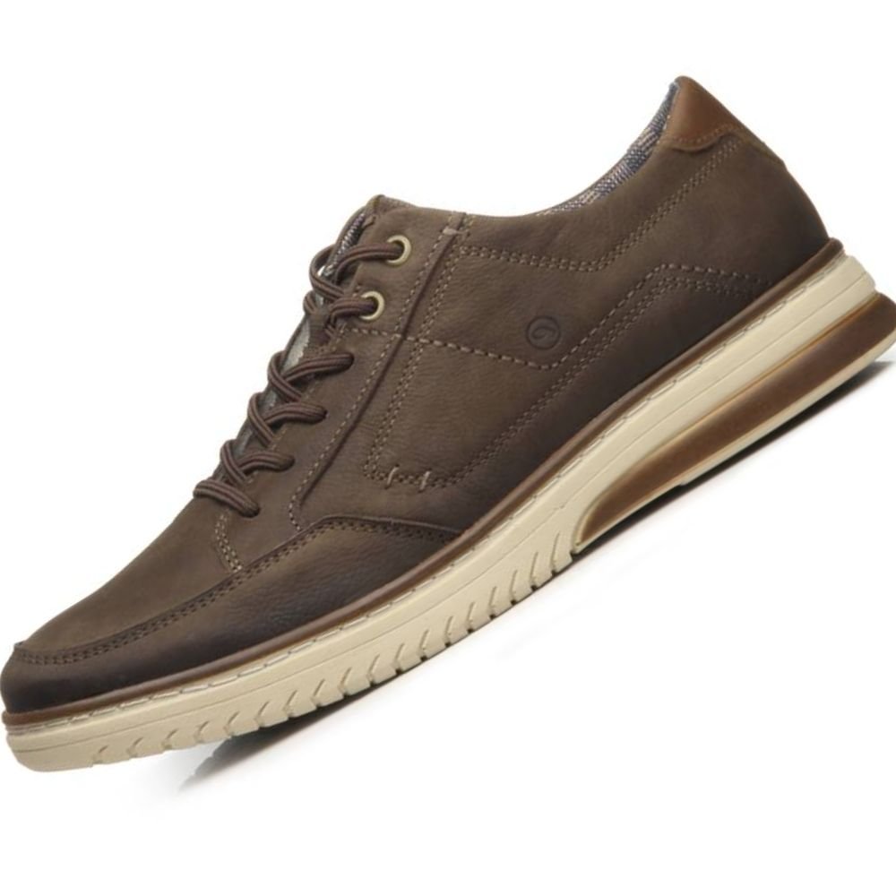 Sapatenis Pegada 111402 Masculino Marrom 2