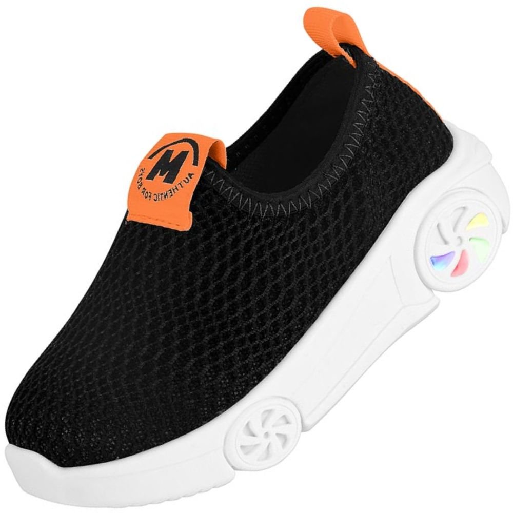 Tênis Infantil Led Molekinho 2632.100 Meninos Preto 2