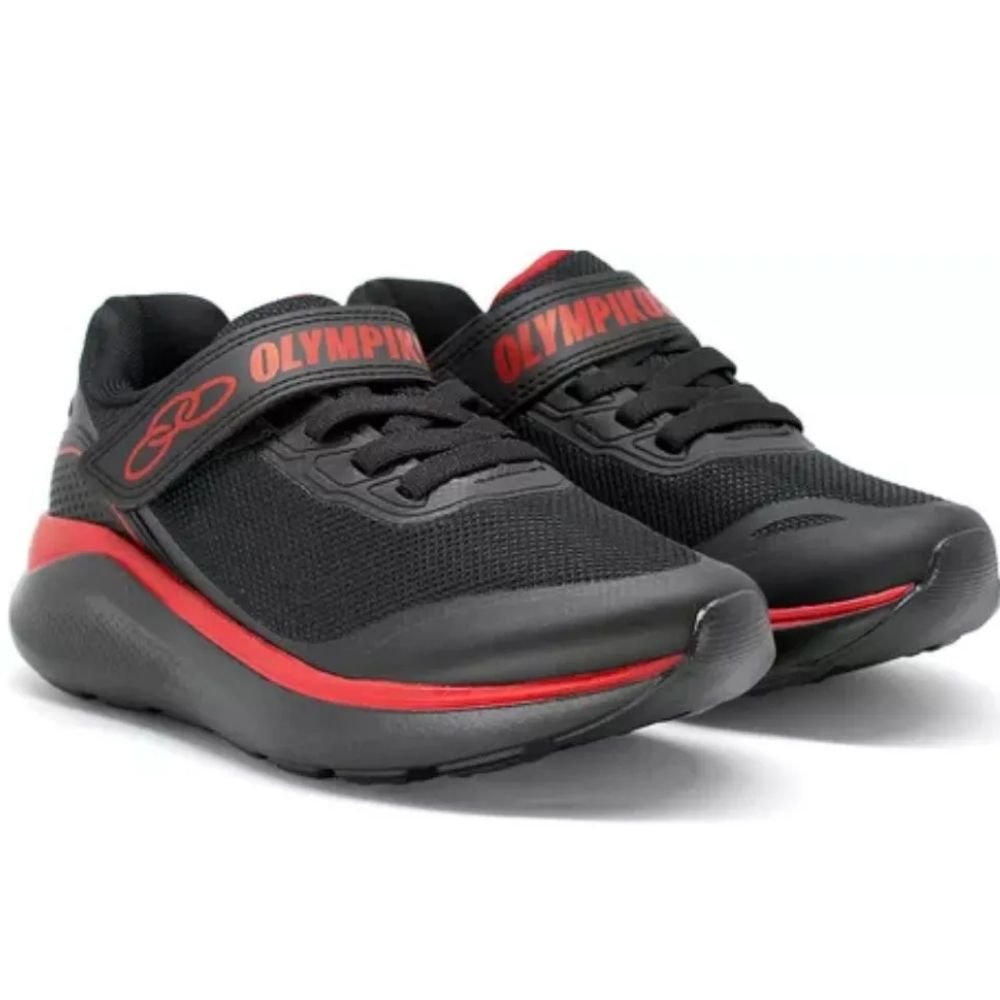 Tenis Infantil Olympikus Smash Meninos Preto 2