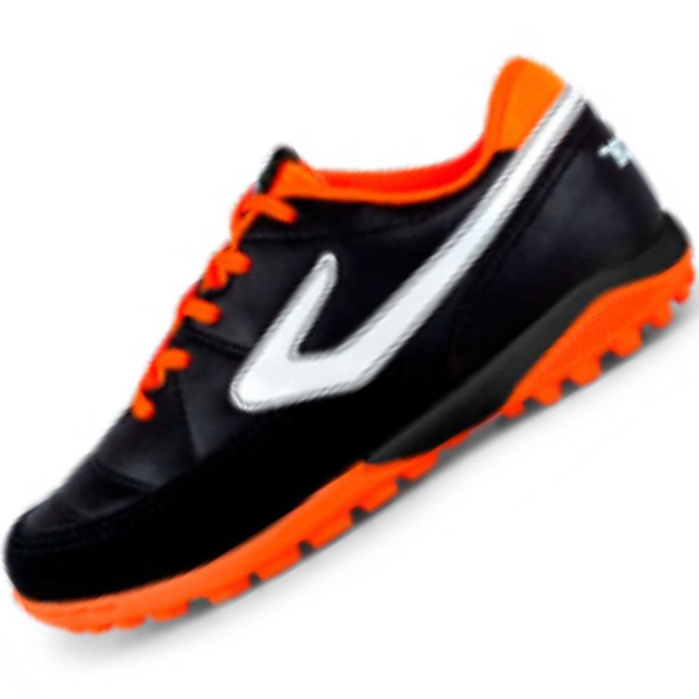 Chuteira Infantil Topper Society Titanium X Meninos Preto 2