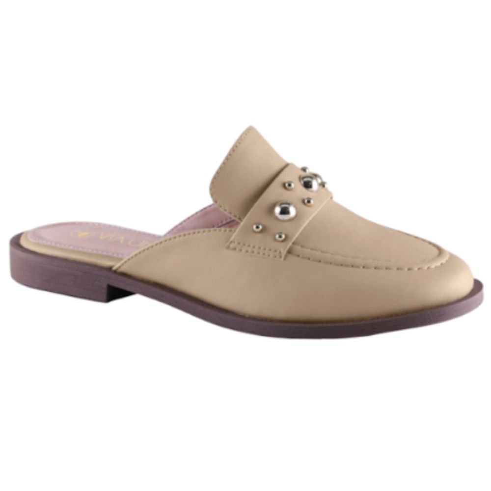 Mule Via Uno 826004stavv Feminino Bege 3