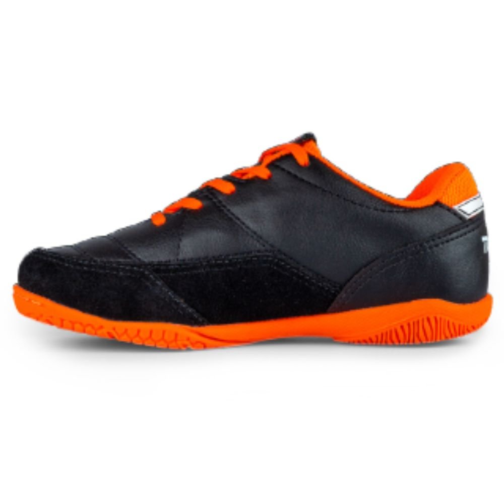 Chuteira Infantil Futsal Topper Titanium X Meninos Preto 2