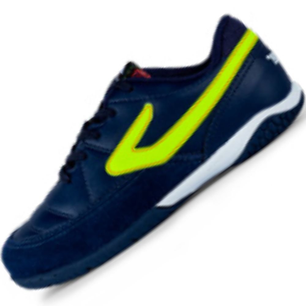 Chuteira Infantil Futsal Topper Titanium X Meninos Azul 2