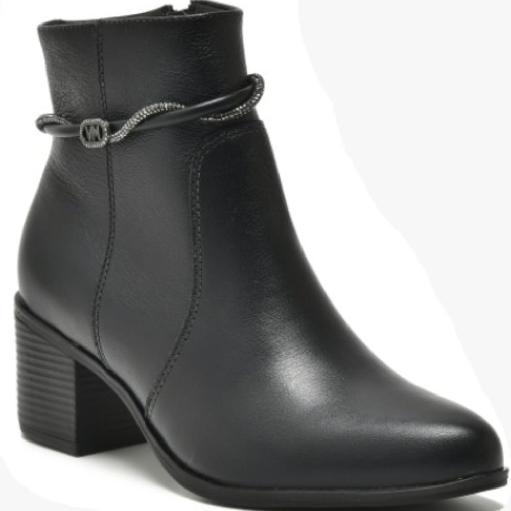 Bota Via Marte 066-001 Feminina Preto 3