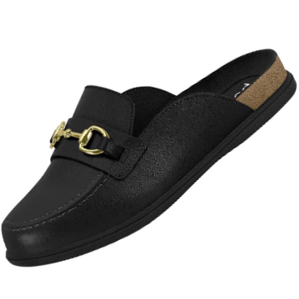 Sapato Mule Clog Beira Rio 4317.102 Feminino Preto 2