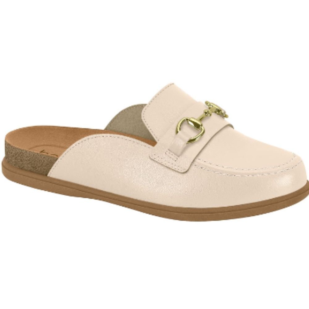 Sapato Mule Clog Beira Rio 4317.102 Feminino Bege 3