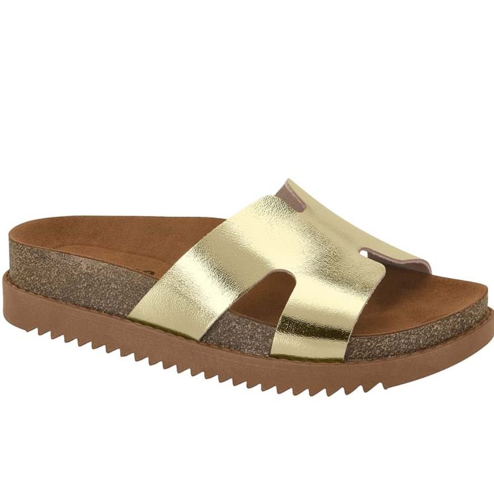 Chinelo Papete Moleca 5500.100 Feminino Dourado 3