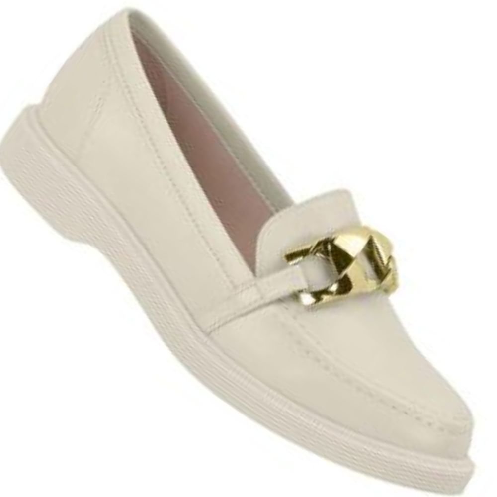 Sapato Moleca 5666.110 Feminino Branco 1