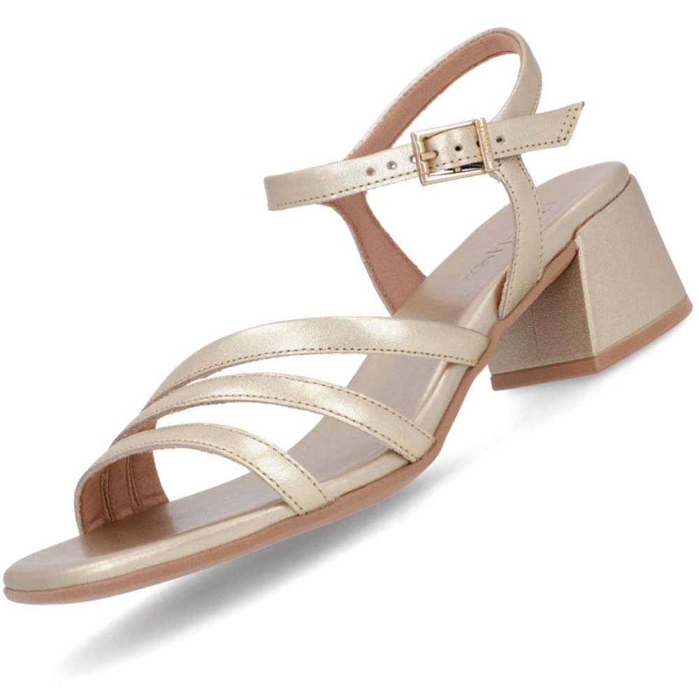 Sandalia Usaflex Al20008 Feminina Dourado 2