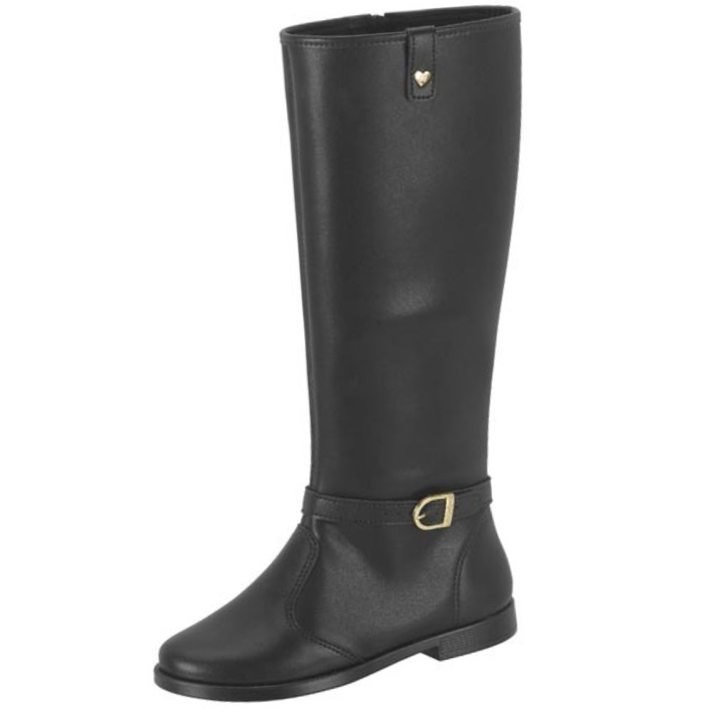 Bota Infantil Molekinha 2181.104 Meninas Preto 2