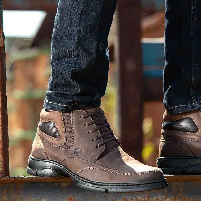 Bota Coturno Anatomic 7898 Masculino Marrom 4