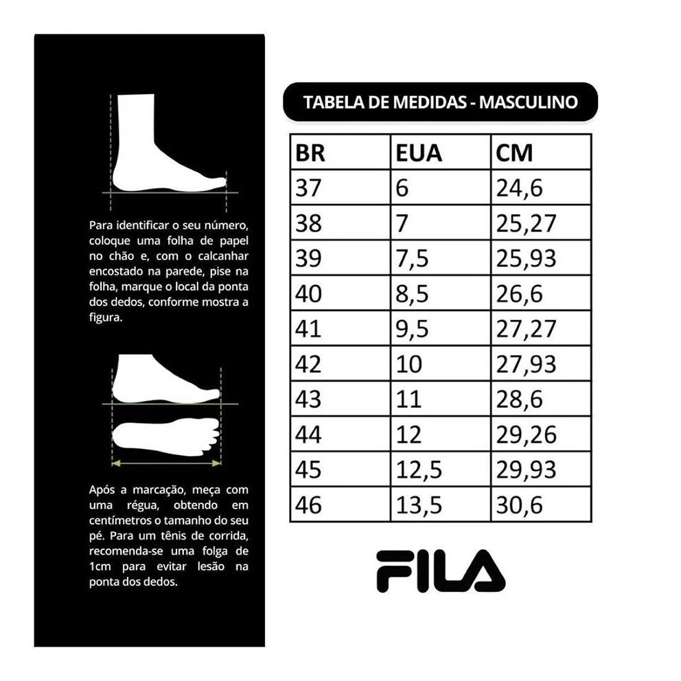 Fila Tênis Euro Jogger Sport Masculino Preto 6