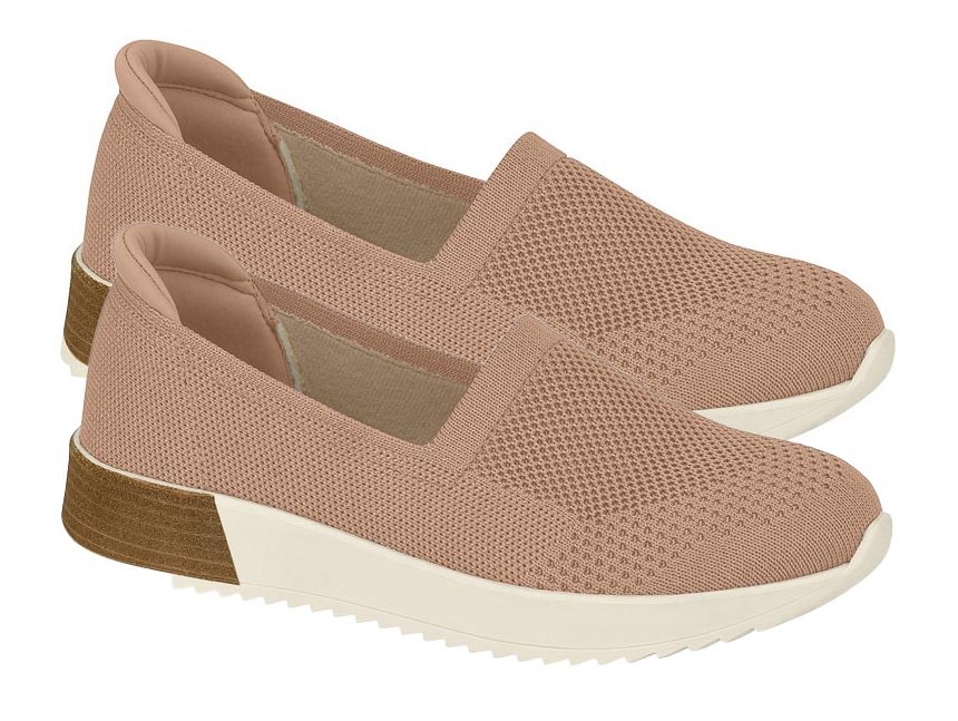 Tênis Slip Modare 7345112 Feminino Rosa 3