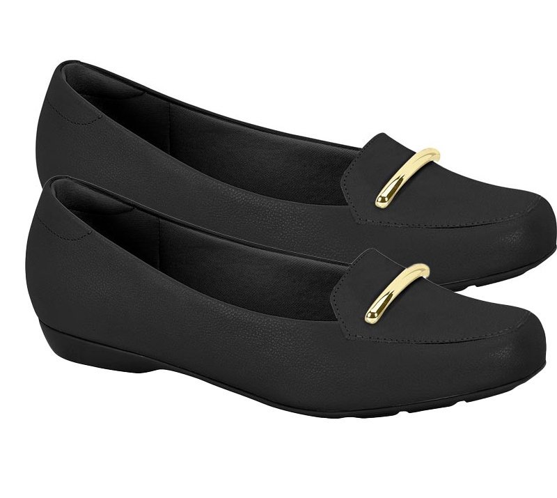 Sapatilha Mocassim Modare Ultraconforto 7016484 Feminino Preto