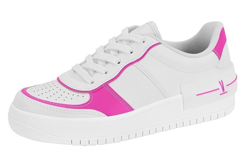 Tênis Casual Colorido Vizzano 1389202 Feminino Branco 2