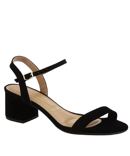 Vizzano Sandália Salto Grosso 6428101 Feminina Preto 3