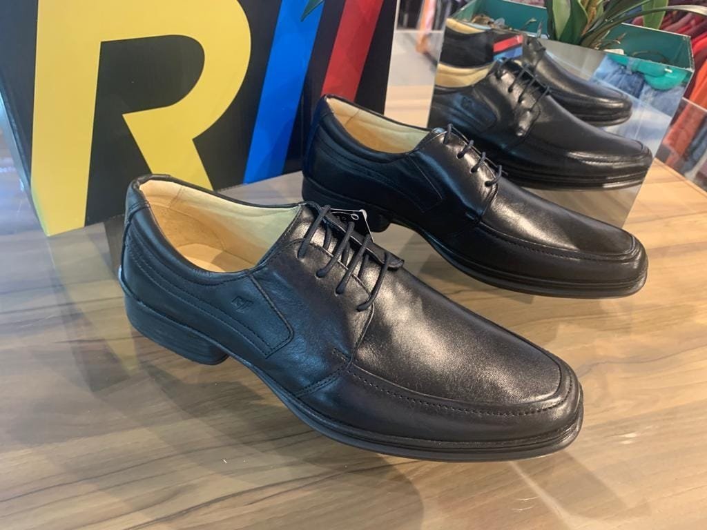Rafarillo Sapato Soft Confort 9212 Masculino Preto 4