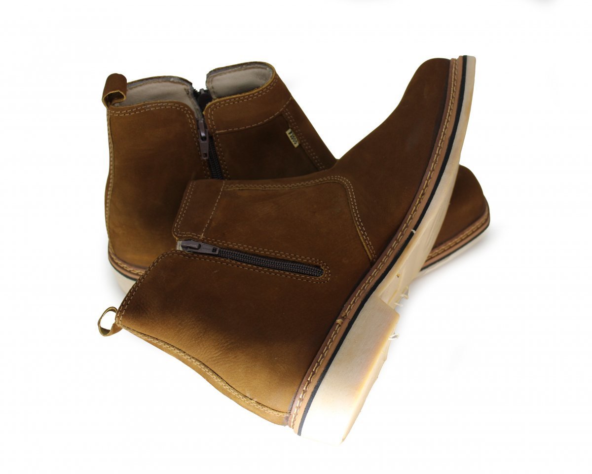 F1000 Botina 040 Masculina Marrom 4