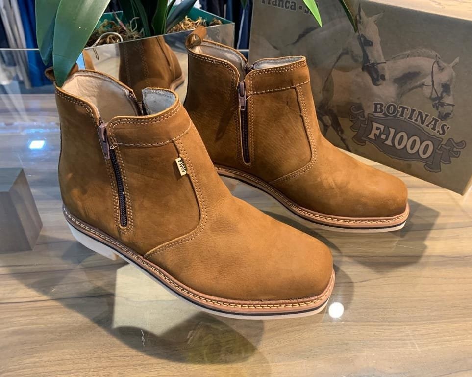 F1000 Botina 040 Masculina Marrom 5