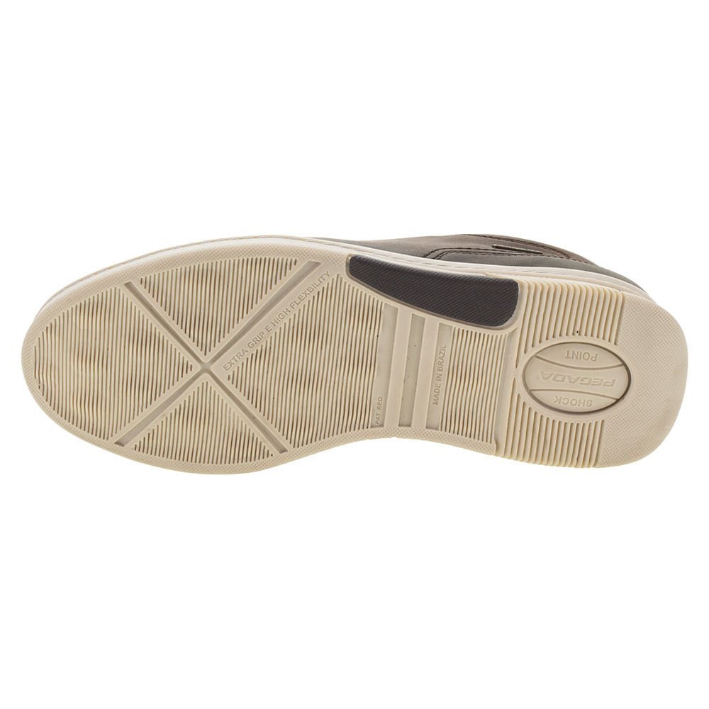 Sapatênis Pegada 118673 Masculino Marrom 6