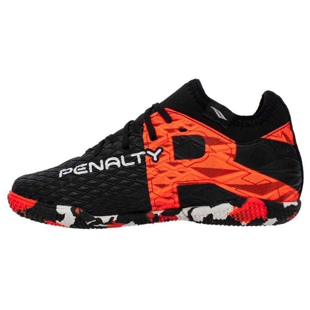 Chuteira Futsal Penalty Rx Locker Kids Infantil Masculino Preto 2