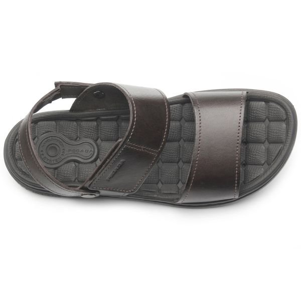 Pegada Sandália 131286 Masculina Marrom 6