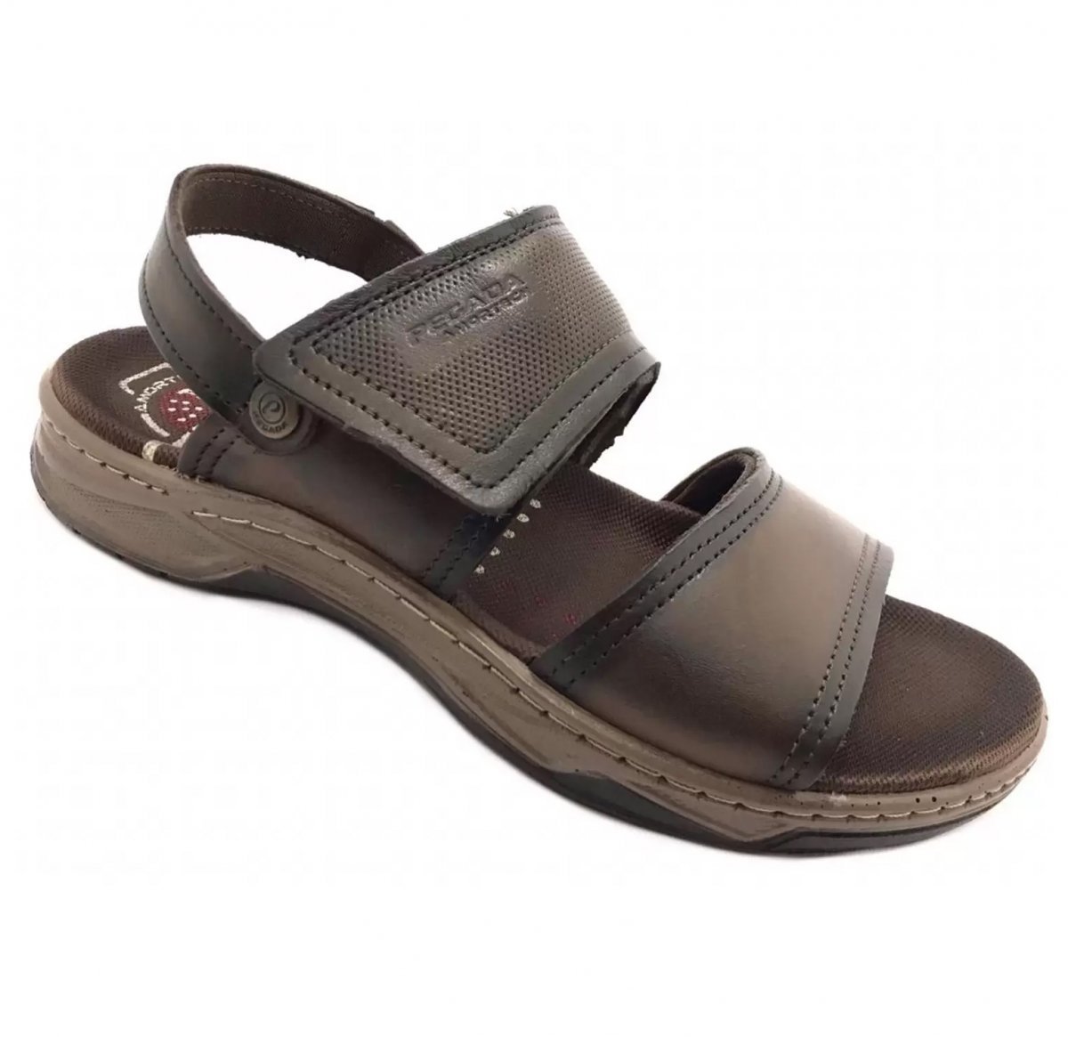 Sandália Pegada 132234 Masculina Marrom