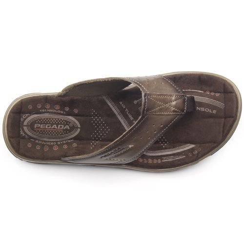 Pegada Chinelo 131663 Masculino Marrom 4