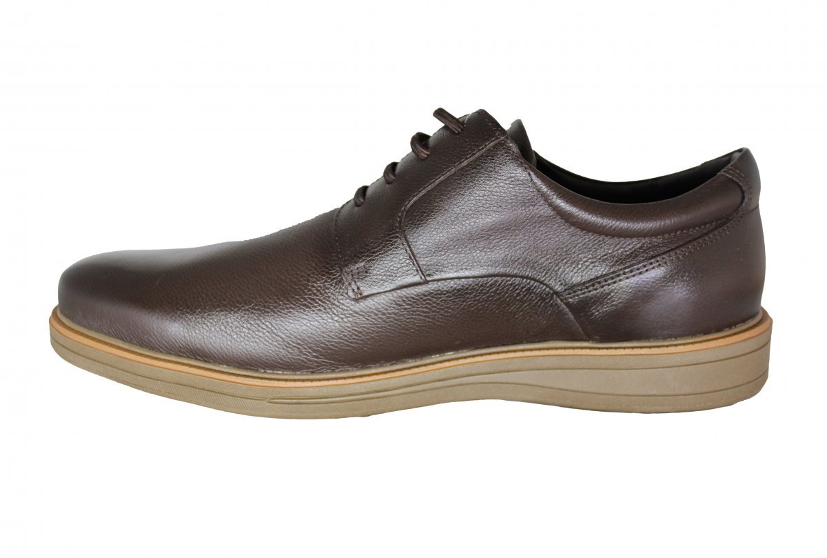 Sapato Casual Rafarillo Linha Conforto 99001 Masculino Marrom 2