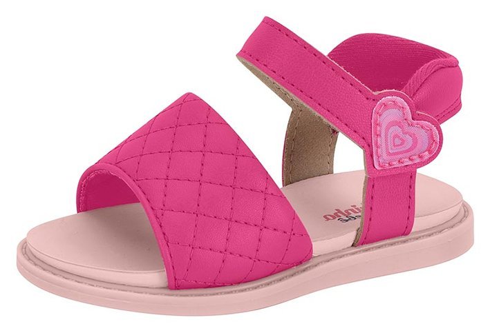 Sandália Molekinha 2714216 Infantil Feminino Rosa 2