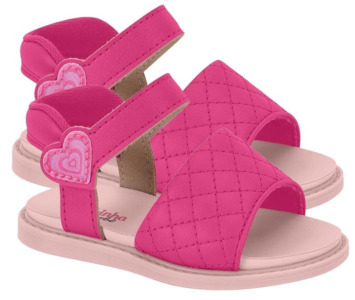 Sandália Molekinha 2714216 Infantil Feminino Rosa 3