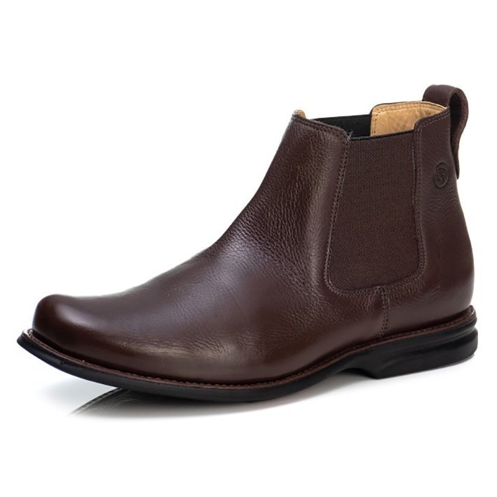 Bota Botina Anatomic Gel 4511 Masculino Marrom 3