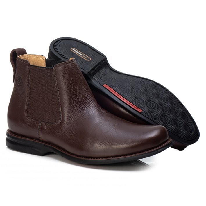 Bota Botina Anatomic Gel 4511 Masculino Marrom 4