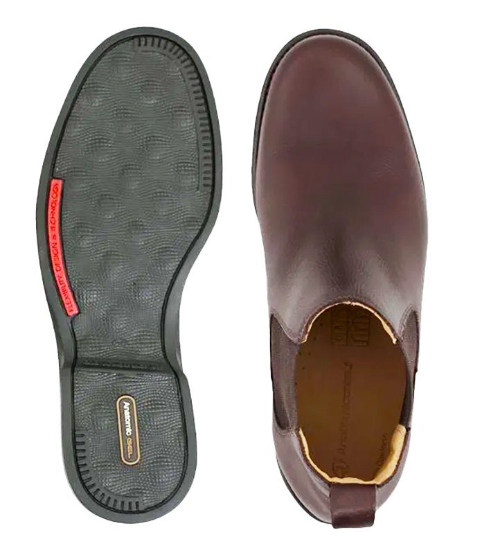 Bota Botina Anatomic Gel 4511 Masculino Marrom 5