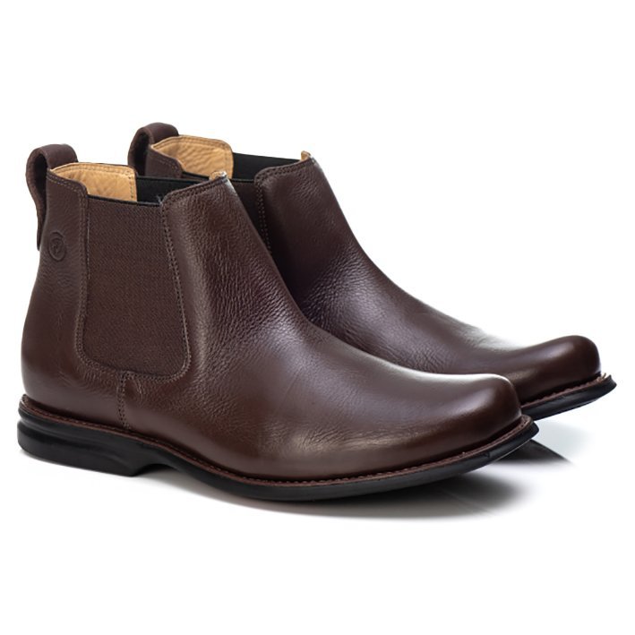 Bota Botina Anatomic Gel 4511 Masculino Marrom 2