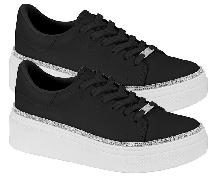 Tênis Vizzano Flatform Feminino Preto 3