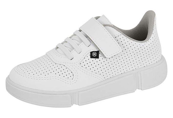 Tênis Casual Molekinho 2838117 Infantil Masculino Branco 2