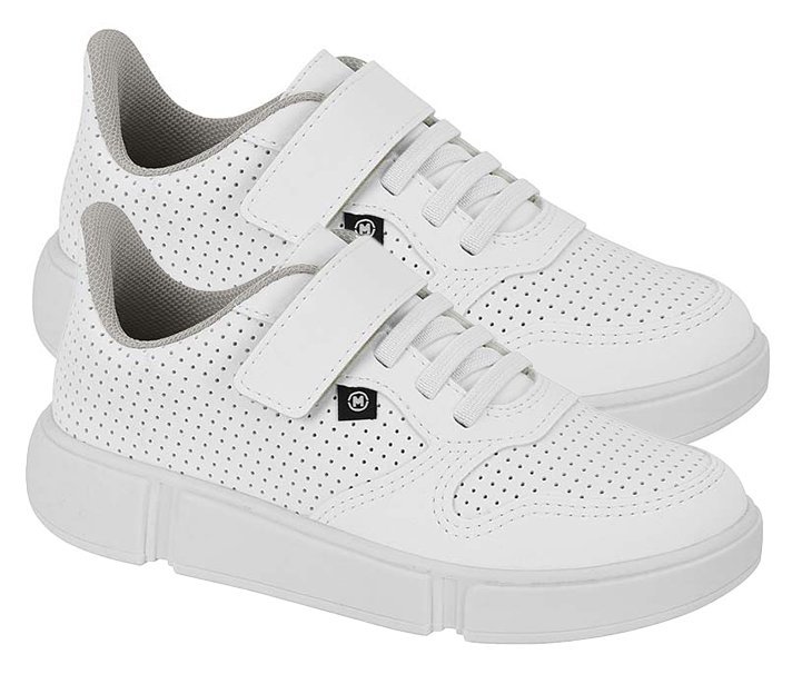 Tênis Casual Molekinho 2838117 Infantil Masculino Branco 3
