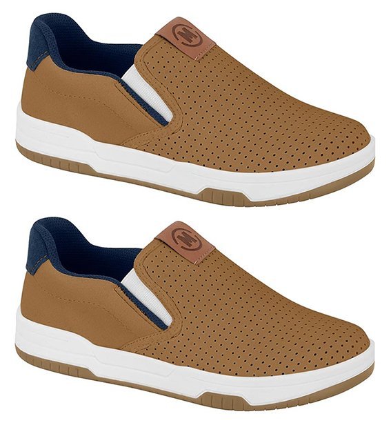 Sapatênis Slip On Molekinho 2852100 Infantil Masculino Marrom 3