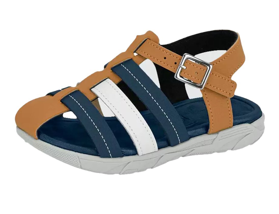 Sandália Papete Molekinho 2135121 Infantil Masculino Azul 2