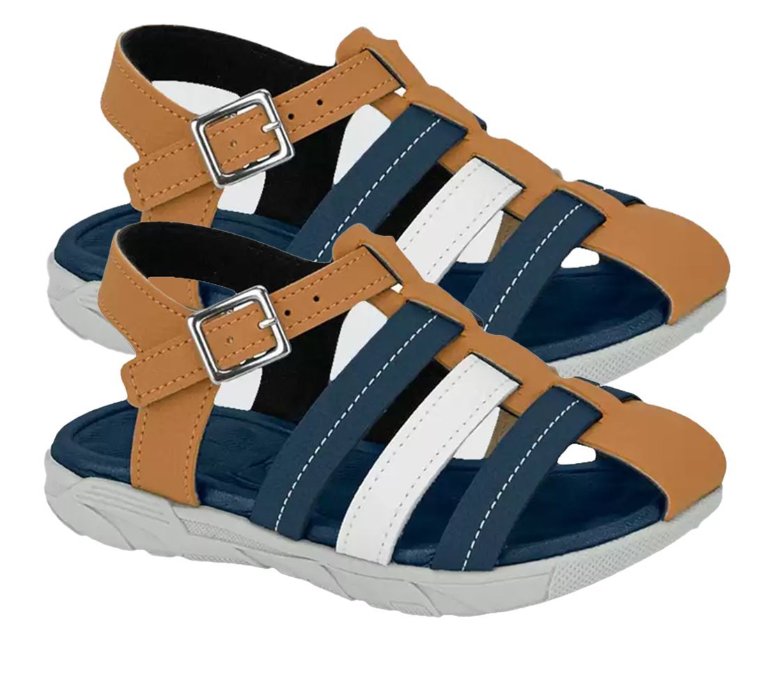 Sandália Papete Molekinho 2135121 Infantil Masculino Azul 3