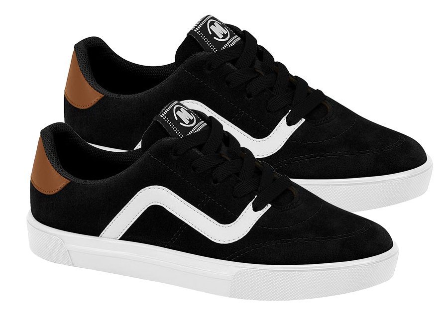 Tênis Casual Molekinho 2801122 Infantil Masculino Preto 3