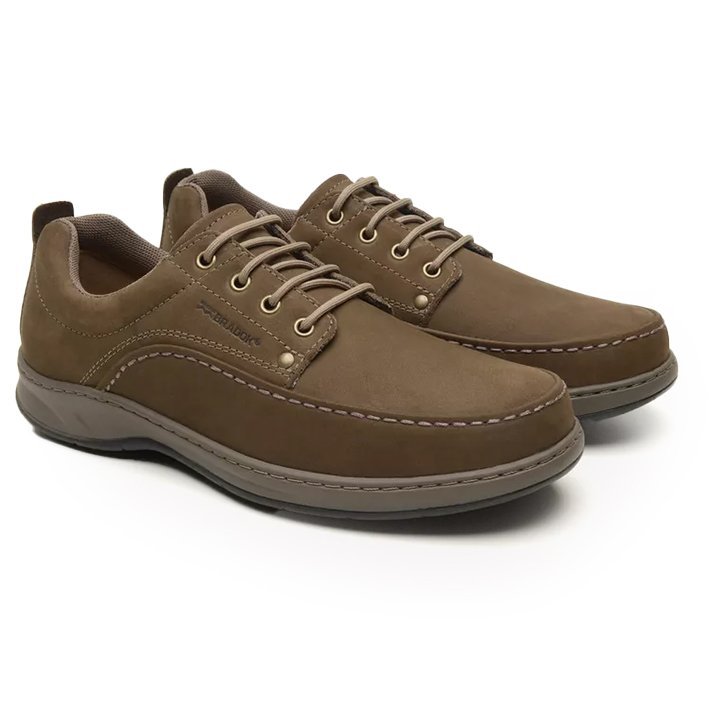 Sapato Social Bradok Lace Classic Masculino 3310 Marrom 2