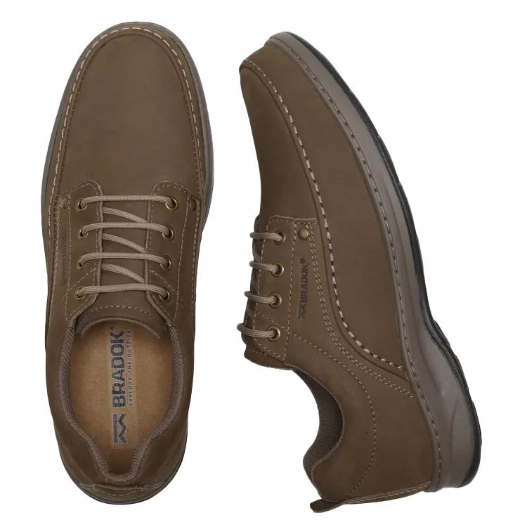 Sapato Social Bradok Lace Classic Masculino 3310 Marrom 3