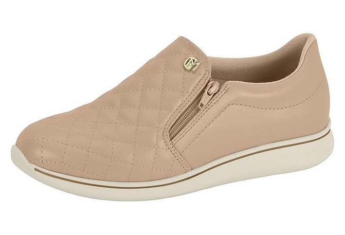 Tênis Casual Slip On Modare 7358224 Feminino Bege 2