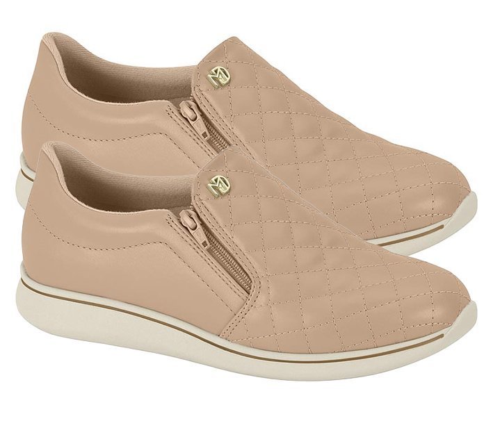 Tênis Casual Slip On Modare 7358224 Feminino Bege 3